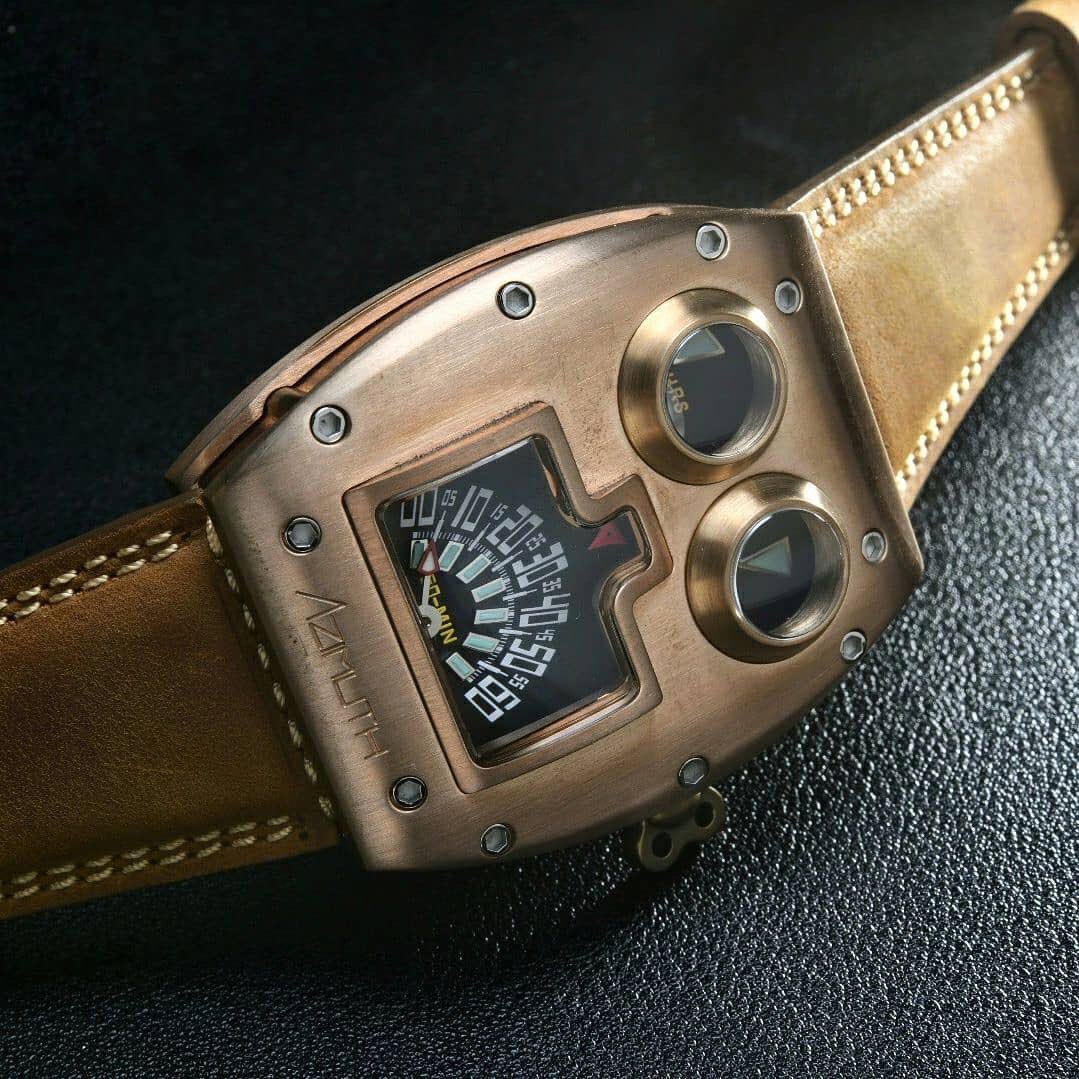 at_ona's tweet photo. #azimuth #azimuthwatch #swiss #swisswatch #roboto #bronze #brown #swissmade #unisex #future #monday #mondaymotivation #men #menstyle #menwithstyle #altaorologeria #jewelry #idea #ideas #istagood #accessories #classy #style #artist https://t.co/FD7UomKO0X