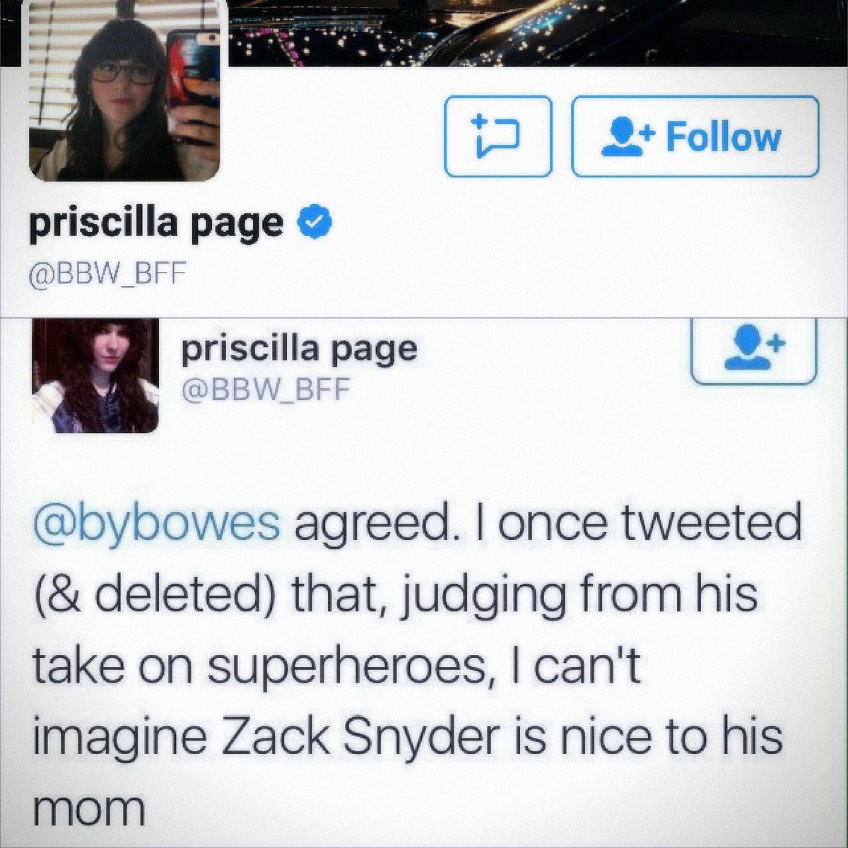 4). The Screenshots, and receipts that show how toxic the internet has become #4 #ZackSnyder