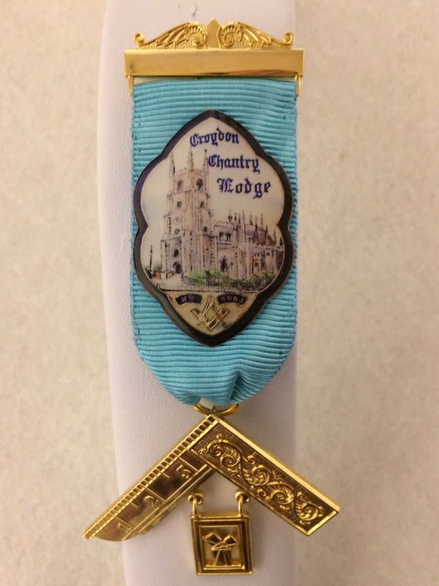 MasonicDesign's tweet image. Recent PM Jewel reproduced from a beautiful original Jewel for 
Croydon Chantry Lodge
