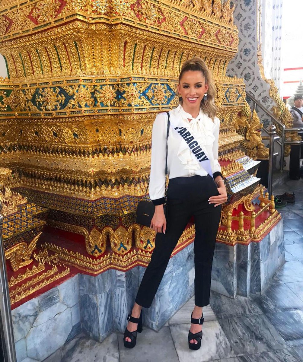 FC_LariT's tweet photo. Y asi empezó la competencia, nuestra reina hoy visitó un templo así de elegante! Divinaaa siempre 👌🏻 #MissUniverse #MissParaguay #MissUniverso #MissUniverso2018 #MissUniversoParaguay  #BelenAlderete 😍🇵🇾💕 https://t.co/Yu4rwxhsc9