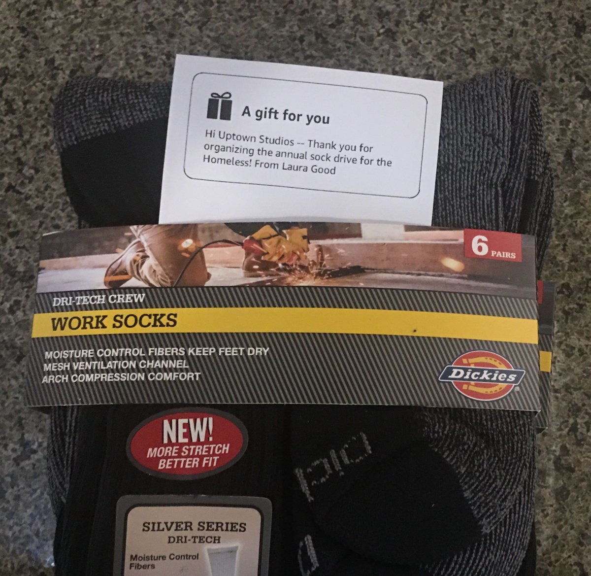 UptownStudios's tweet photo. Laura Good had these socks drop shipped from Amazon for #SockDropSac - it is super easy - send them to Uptown Studios, 2415 23rd St. Sacramento 95818 - benefits Loaves and Fishes #Sacramento Thank you Laura! https://t.co/dSeQ6kZQd9