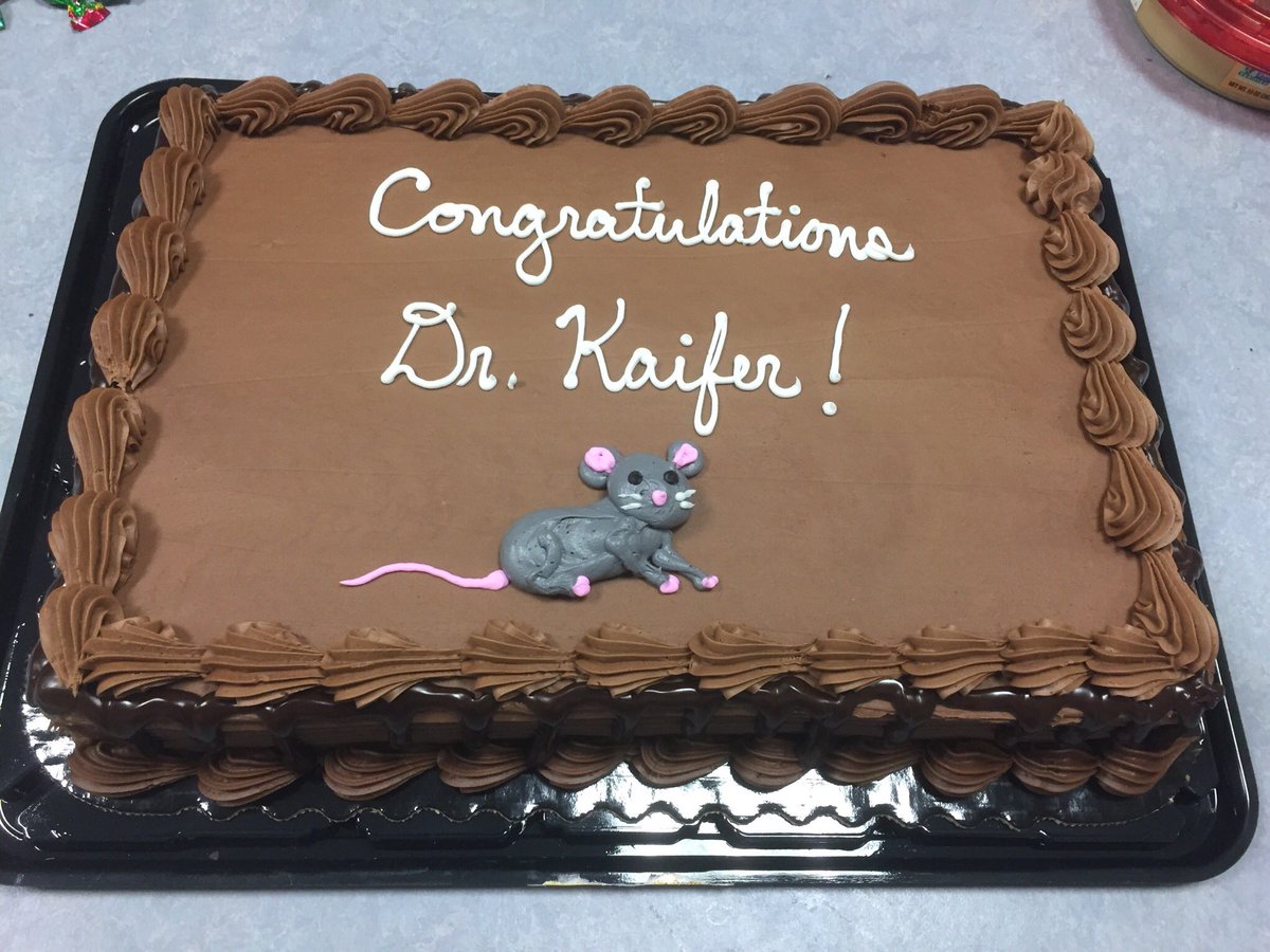 LorsonLab's tweet photo. Friends and family agree: the newly minted Dr. Kevin Kaifer did an amazing job defending today! Congrats Dr. Kaifer! #phded #mizzou ๐ฏ๐ฌ@KevinK_41_ https://t.co/touDaHKVgC