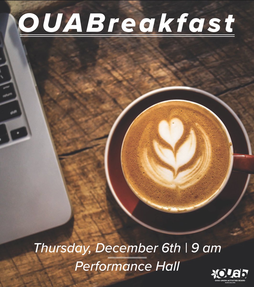 OUAB's tweet photo. OUABreakfast is back! Come join us on Reading Day for a delicious breakfast buffet before you start studying. https://t.co/soVaq7hzEB