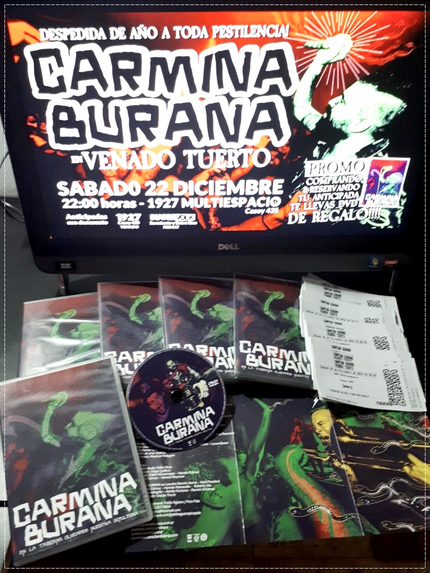 cburana's tweet photo. CARMINA BURANA en VENADO TUERTO!
🔖Ya pueden conseguir sus anticipadas con descuento y DVD de regalo.
����Puntos de venta: 1927 Multiespacio (Casey 436/Venado) Dunkelvolk (Sarmiento y Entre Ríos/Firmat)
💣Último show del 2018
📆Sábado 22 Diciembre ★ 1927 Multiespacio (Casey 435) https://t.co/IuvgMIilmS