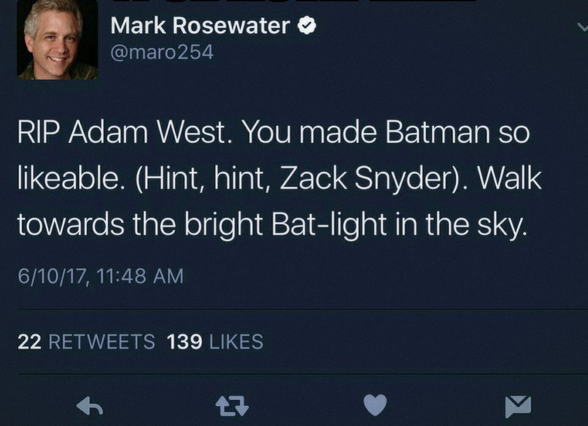 6). The Screenshots, and receipts that show how toxic the internet has become #6Head designer for Magic: The Gathering using Adam Wests' death to take a shot at Zack Snyder