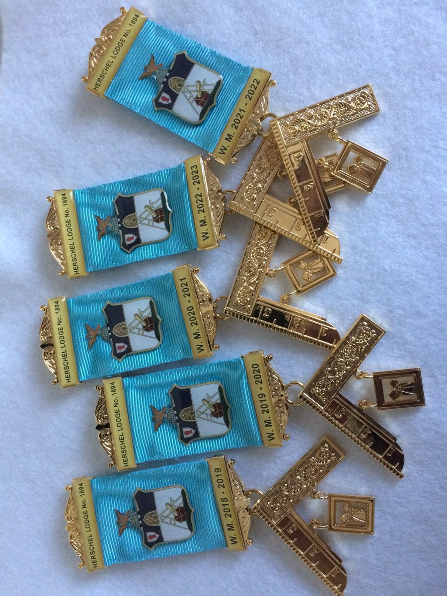 MasonicDesign's tweet image. Replica PM Jewels
Herschel Lodge 1894