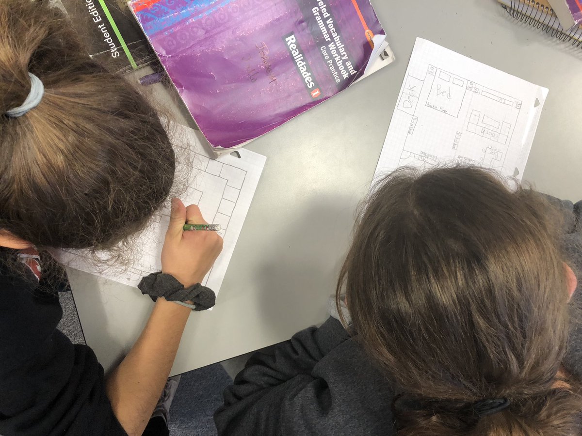 missfrenchmath's tweet photo. Dream Room Design! Students designed their dream rooms, but after given various scale factors would their models fit the real room dimensions? Students drew and shared out their plan and how they would alter it to fit the room size. #inspire67 #stemd67 https://t.co/JLAtcWcRaD