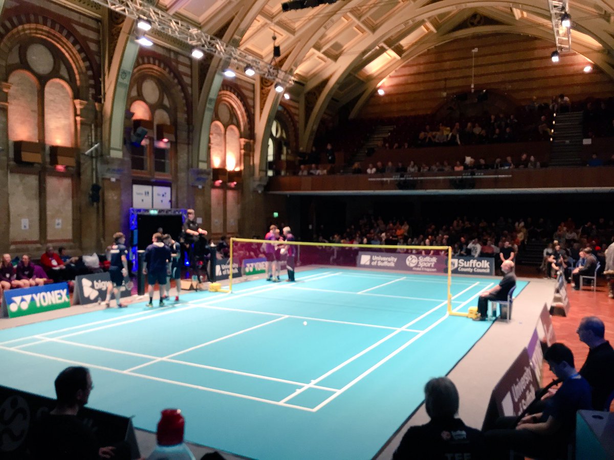 So much sporting talent here in #Ipswich - great support for #GoSaxons from <a href="/suffolkcc/">Suffolk CC</a> #SuffolkSport - good to see the #CornExchange @Suffolksport making this happen.