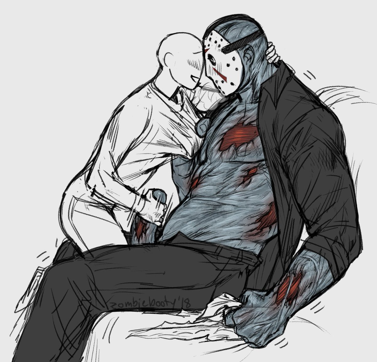 Jason Voorhees x ambiguous anon, from tumblr.