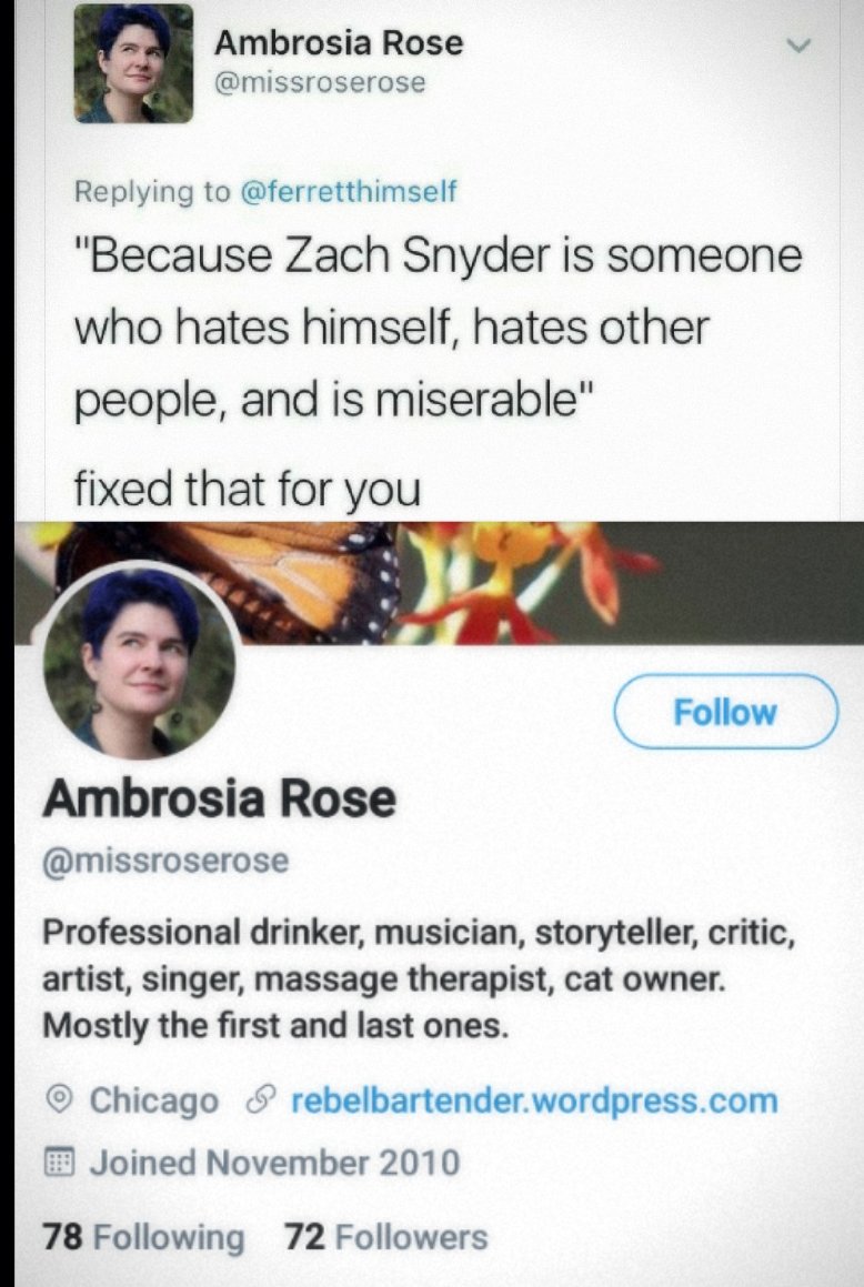 9). The Screenshots, and receipts that show how toxic the internet has become #9 #ZackSnyder