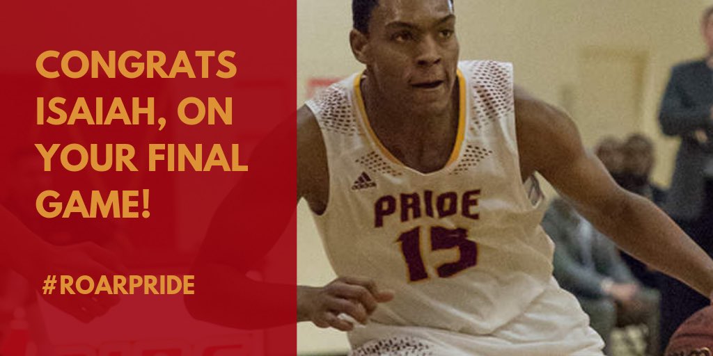RegisAdmission's tweet photo. We’d like to give a special shoutout to one of our favorite interns, Isaiah Wilson 19’ on his last game, and graduating early! We’re gonna miss you! Have fun tonight, and thank you for everything you do! #RoarPride #GameDay #RegisPride #StudentAthleteandScholar https://t.co/qVK4E4HCc0