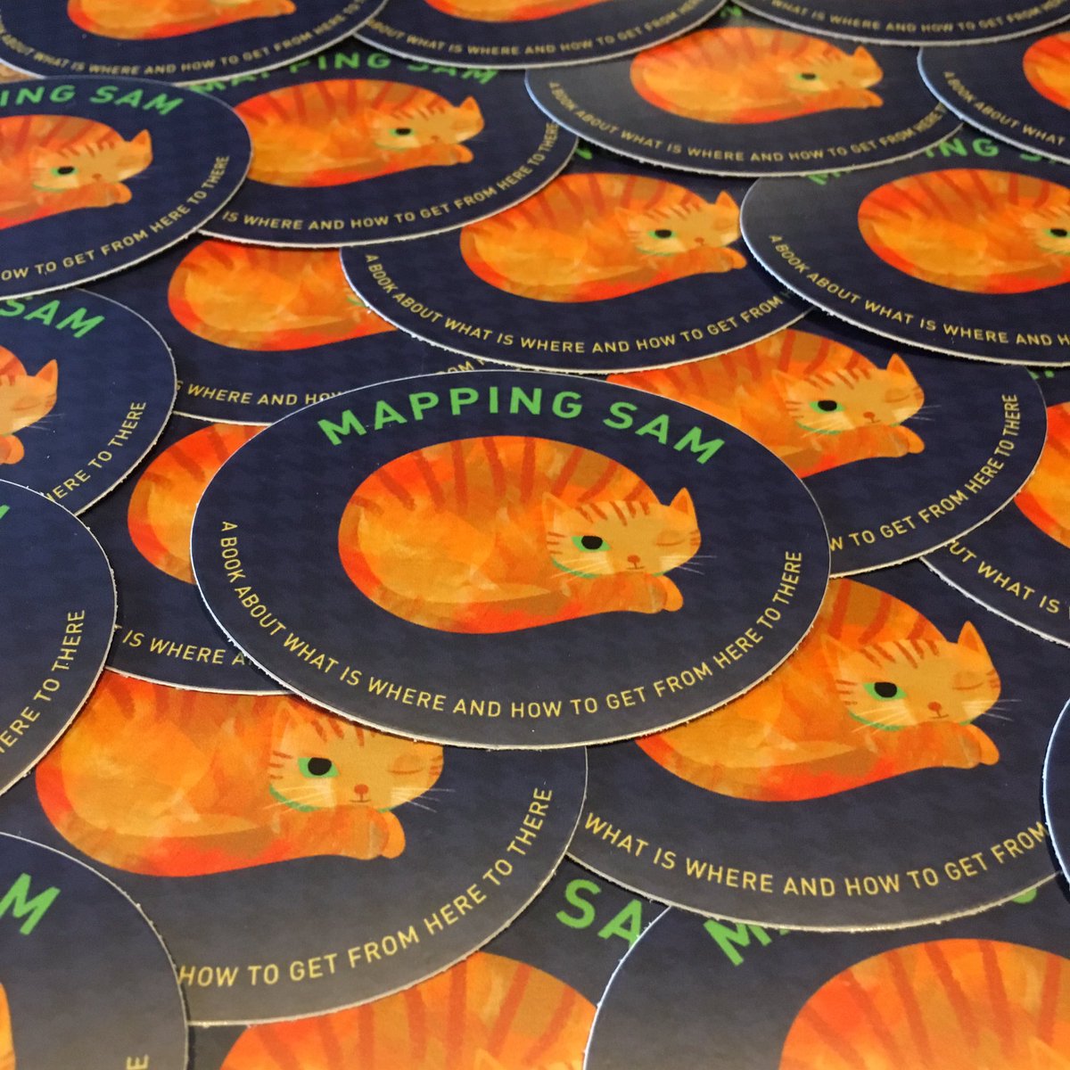 hesselberth's tweet photo. Stickers!!! #mappingsam #authorvisits https://t.co/72H5zr2kHD
