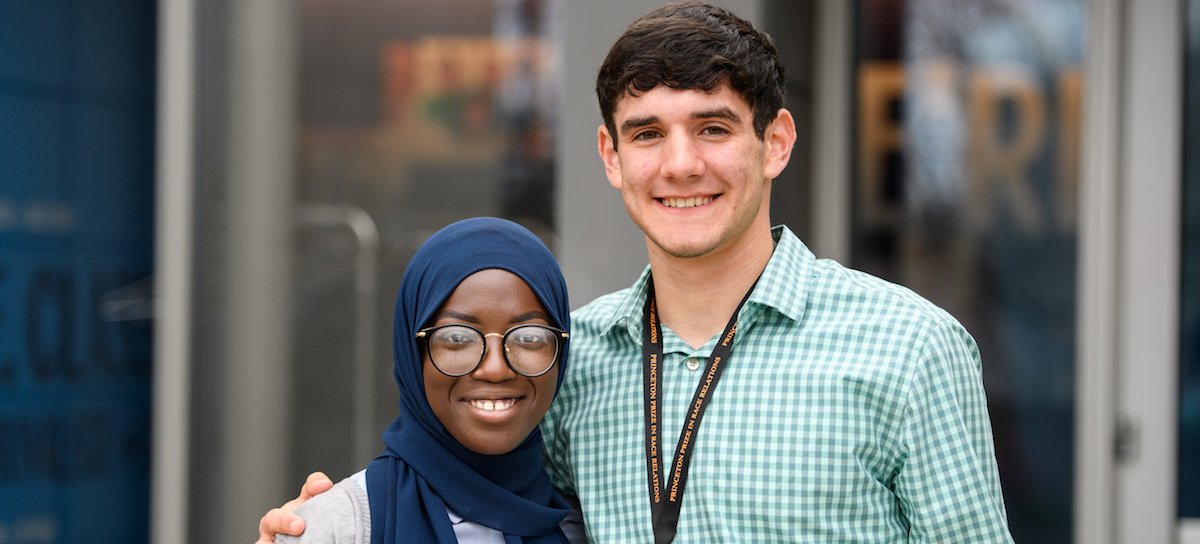 Princeton's tweet photo. Do you know a high school student standing up to intolerance? Nominate them for the Princeton Prize in Race Relations. Winners receive a cash prize and attend a symposium at Princeton: https://t.co/3RrTTCxgZc https://t.co/6O3wfwAOec