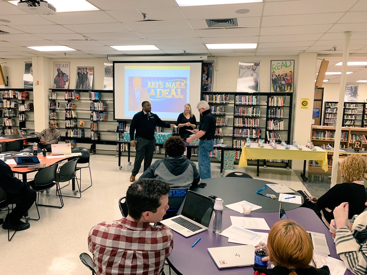 RandallstownHS's tweet image. The @RandallstownHS faculty had an enjoyable, engaging experience during today’s faculty meeting. #freeplanningpreriod #nocoverage #nohallduty. We #inspire, we #encourage and we #strengthen each 
member of the Randallstown High School community to embody #excellence.