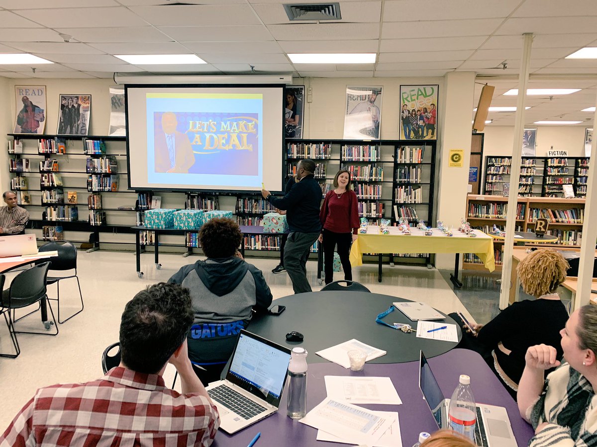 RandallstownHS's tweet image. The @RandallstownHS faculty had an enjoyable, engaging experience during today’s faculty meeting. #freeplanningpreriod #nocoverage #nohallduty. We #inspire, we #encourage and we #strengthen each 
member of the Randallstown High School community to embody #excellence.