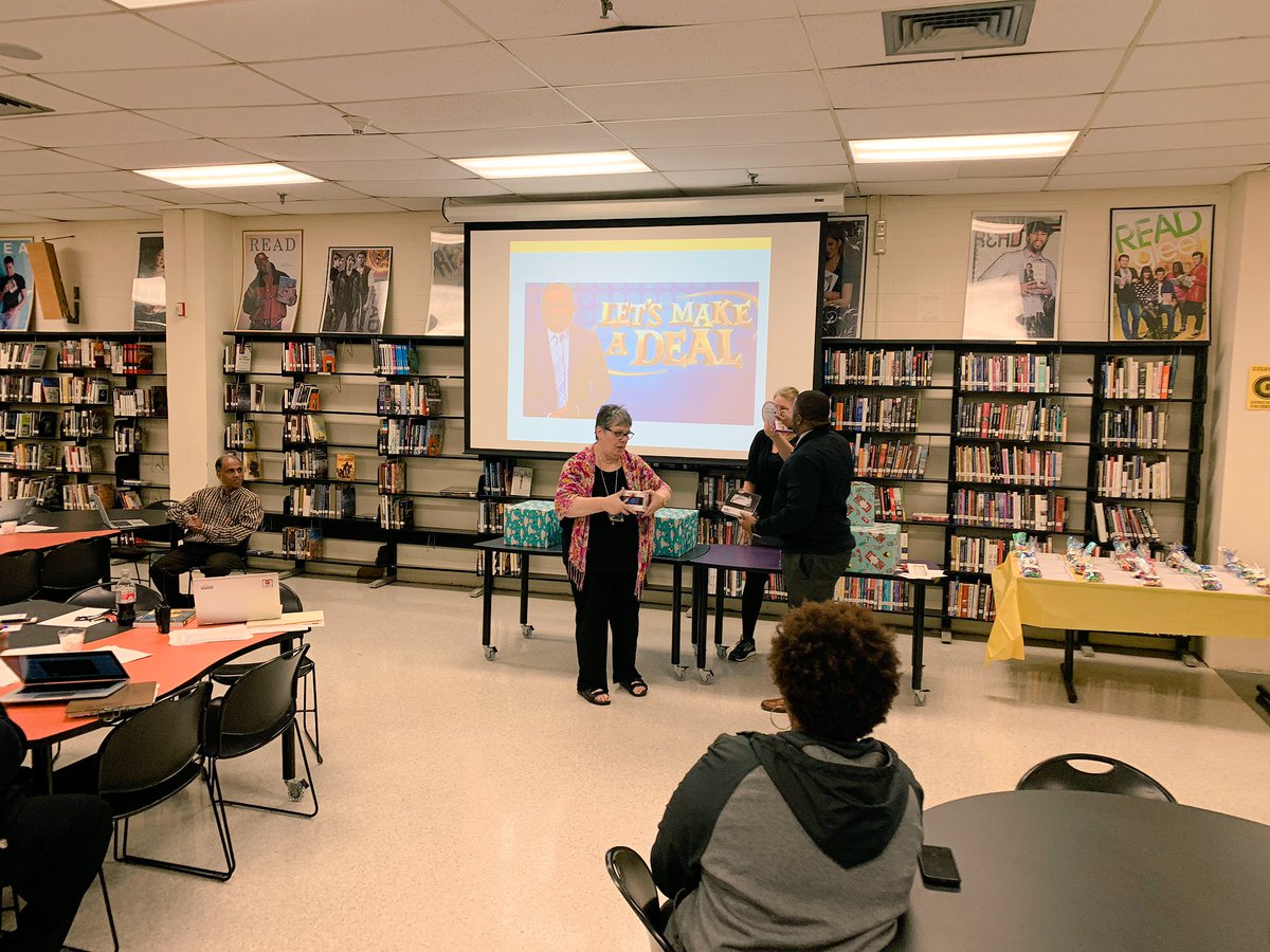 RandallstownHS's tweet image. The @RandallstownHS faculty had an enjoyable, engaging experience during today’s faculty meeting. #freeplanningpreriod #nocoverage #nohallduty. We #inspire, we #encourage and we #strengthen each 
member of the Randallstown High School community to embody #excellence.