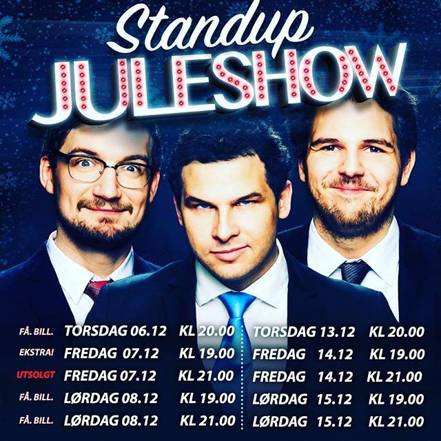 Oooooooooooooooooooo! 💥🎅🏾🤶siste 2 helger med Juleshow! Ikke sett det enda? Kom deg på show! Billetter hos <a href="/ticketmasterno/">Ticketmaster Norge</a> Link i Bio ift.tt/2zCUEU4