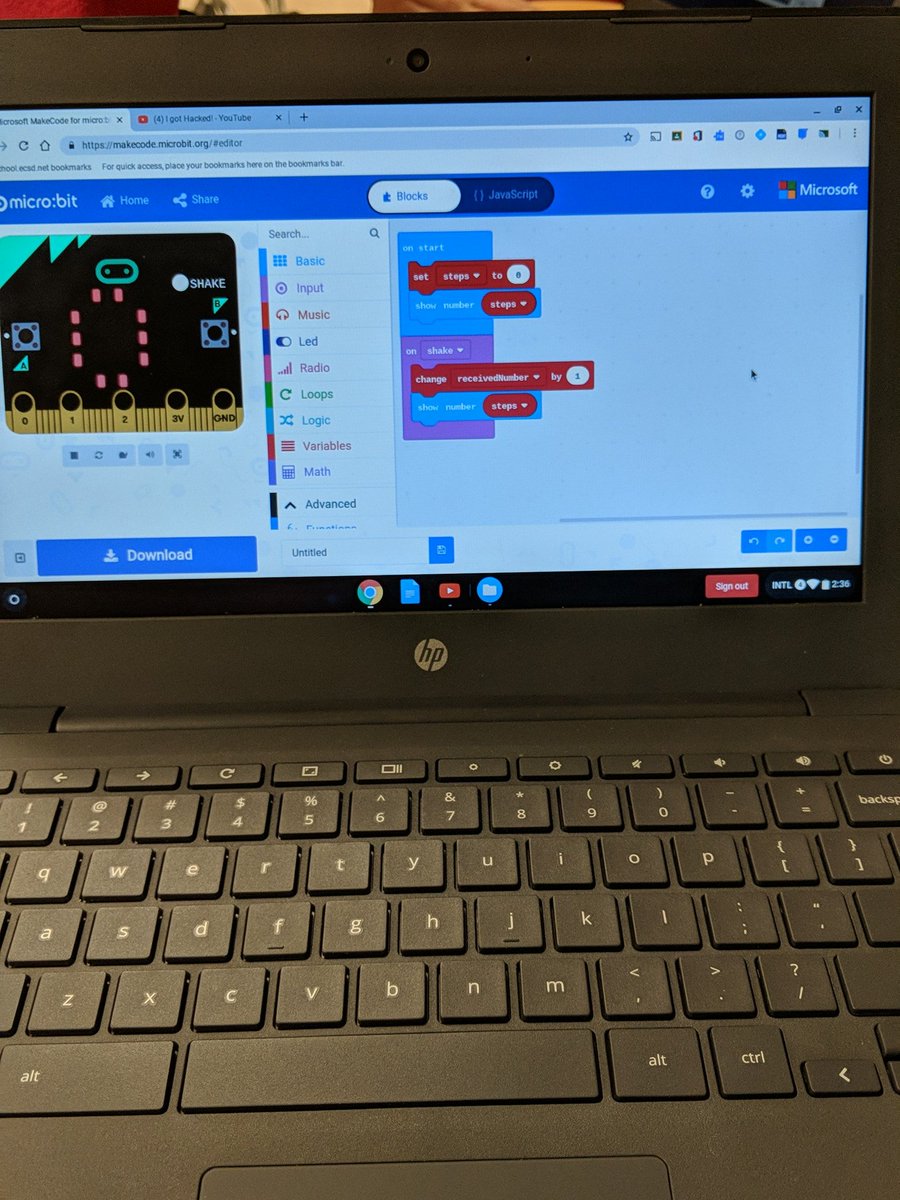 CMcKee27's tweet photo. @microbit_edu #stepcounters were a hit with grade 7s at @JJBowlen_ECSD THANK YOU @MrFiliplic for welcoming me into your class !!! What will you code today?! #ecsdhoc #ECSDfaithinspires @LSI_on_Learning @StPeterECSD https://t.co/nQqq1wMVp5