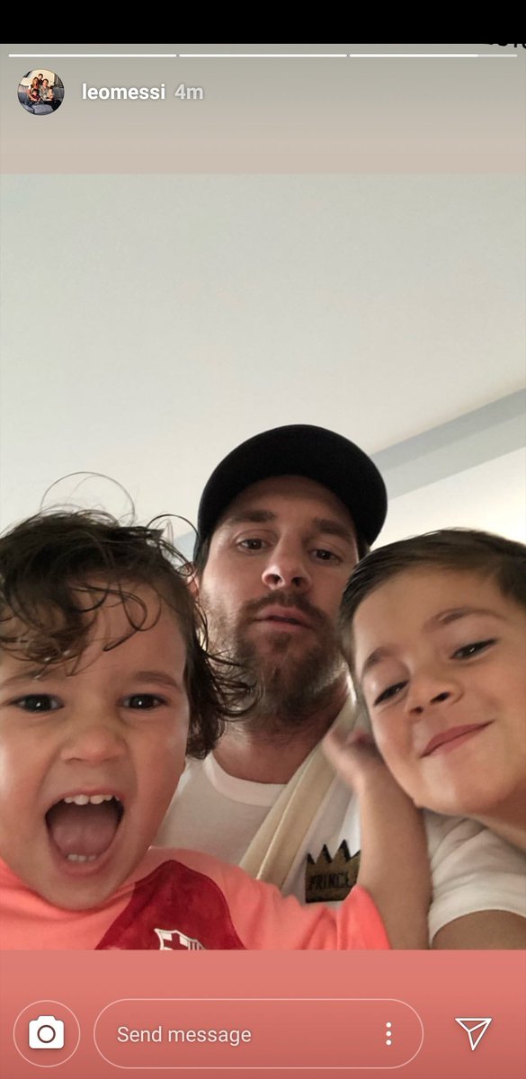 itsnotJesusXO's tweet photo. Messi on Instagram minutes after the Ballon d'Or ceremony ended. I love this man. 😂🐐 https://t.co/yG27TVeqVT