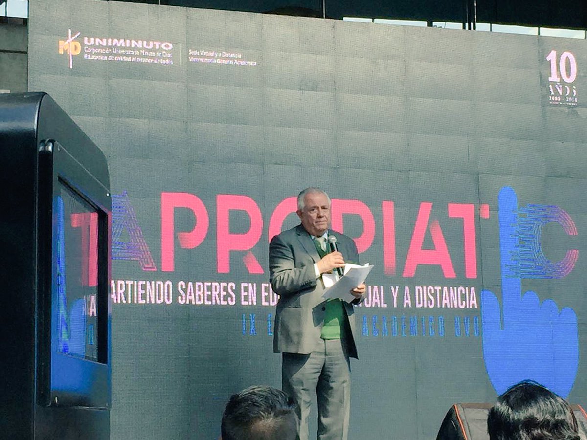 RedCreaCO's tweet photo. Primera jornada de #ApropiaTIC en donde se ha conversado sobre el uso de tecnologías en la pedagogía y el trabajo en redes de colaboración @UNIMINUTODISTAN #RedCREACO https://t.co/xqcIiRIxMX