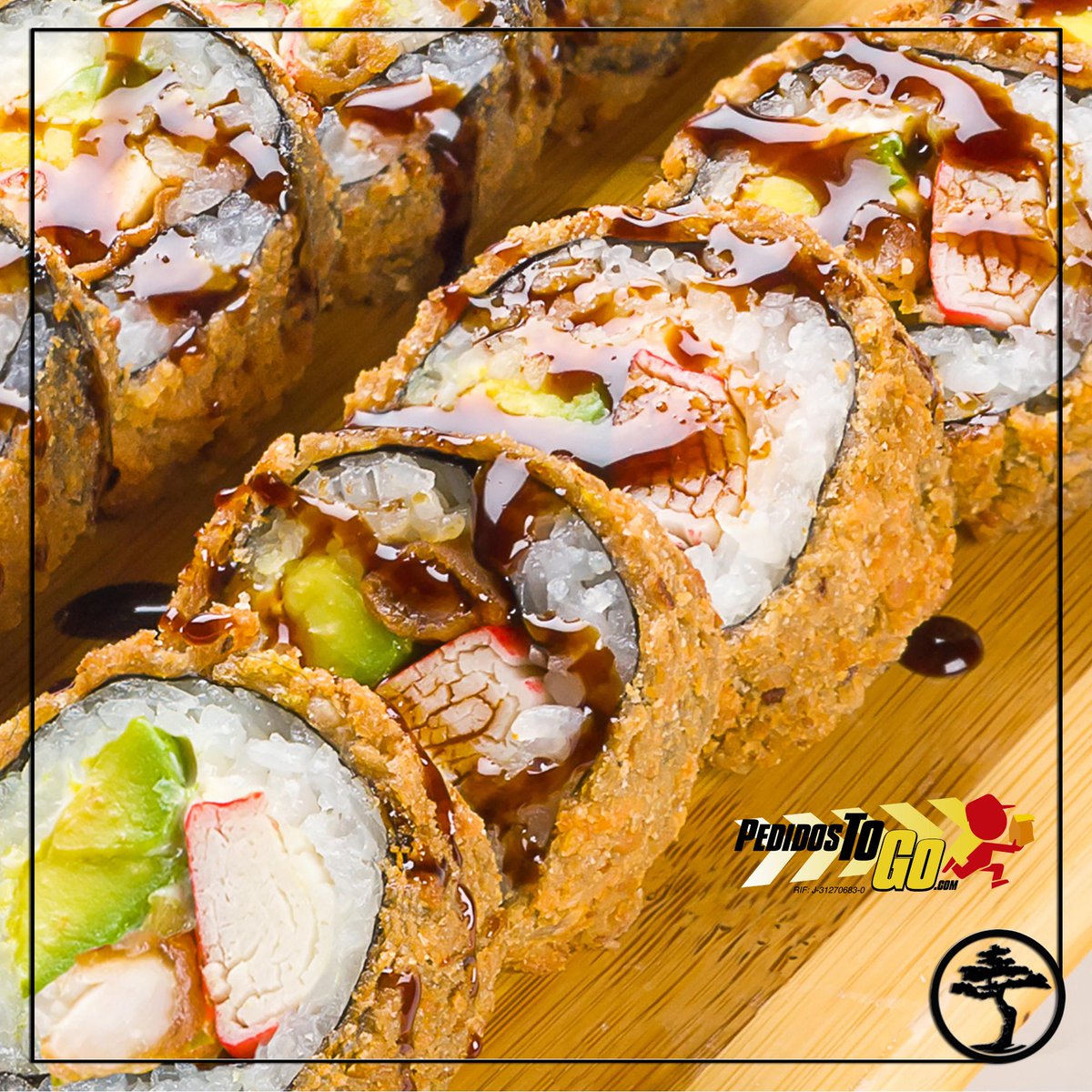 Tiger Roll Sushi Tempurizado Rizop