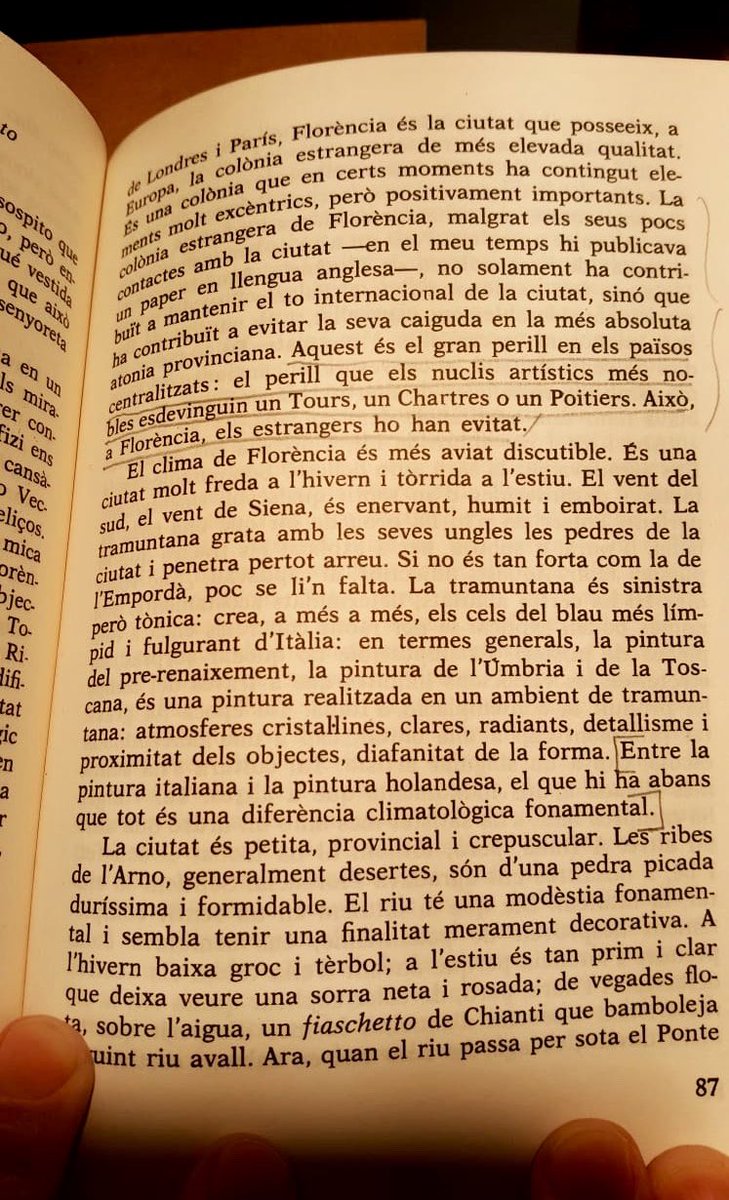 aandrades's tweet photo. Quan la prosa de Josep Pla encara és la millor guia abans de sortir de viatge. https://t.co/sR81VTqhvK
