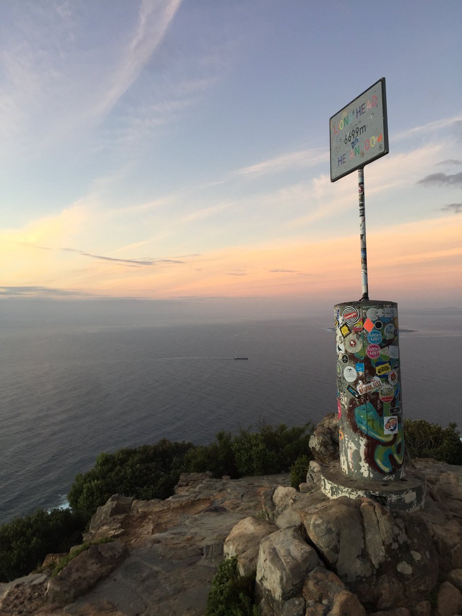 DrGaryHammer's tweet photo. Lions Head – Nighttime hike, small via ferrata scramble at top. Adrenals  firing on all cylinders.  Spectacular views. Thanks Karl Storbeck-amazing hospitality, generosity. Highlight of Capetown-other than remarkable ICHSHC &amp; ICE meetings of course @TheEndoSociety @UMRogelCancer https://t.co/rskfWTysxq