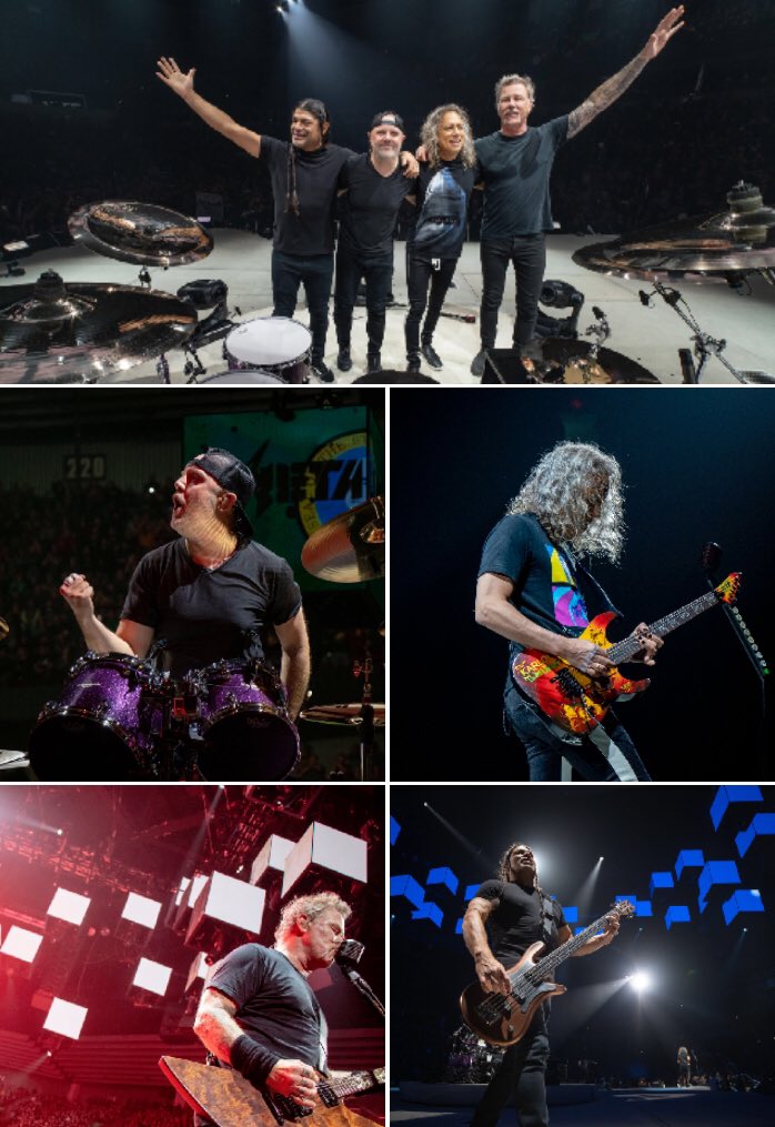 TheMetalliHat's tweet photo. Photos from last nights show in Spokane, WA.π€π» #Metallica #MetInSpokane #MetallicaLive #WorldWired #JamesHetfield #LarsUlrich #KirkHammett #RobertTrujillo Credit: Brett Murray and Jeff Yeager https://t.co/jbbDleqcnq