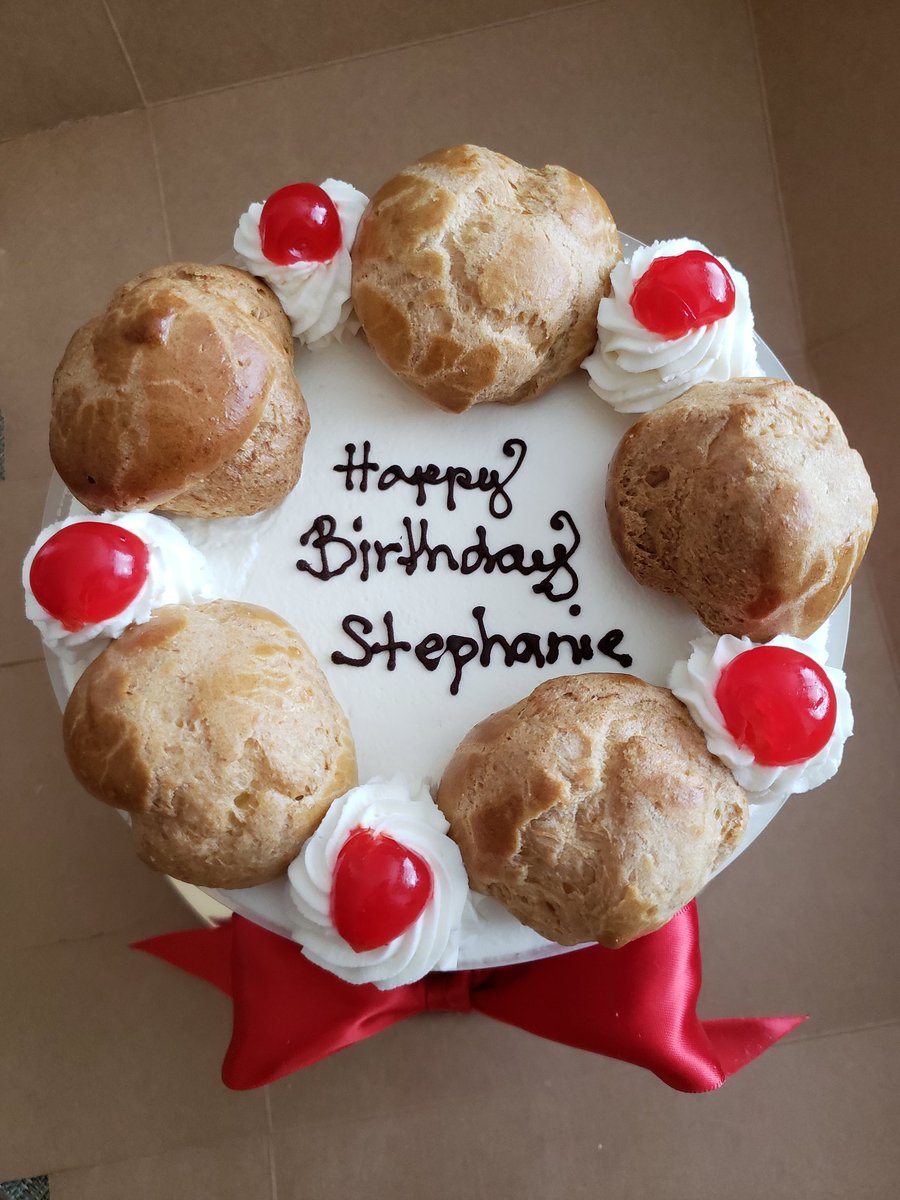 Steph On Twitter Happy Birthday To Me This Was So Yummy St Honore Cake Birthday Cake Https T Co 0aktoy3yws Twitter