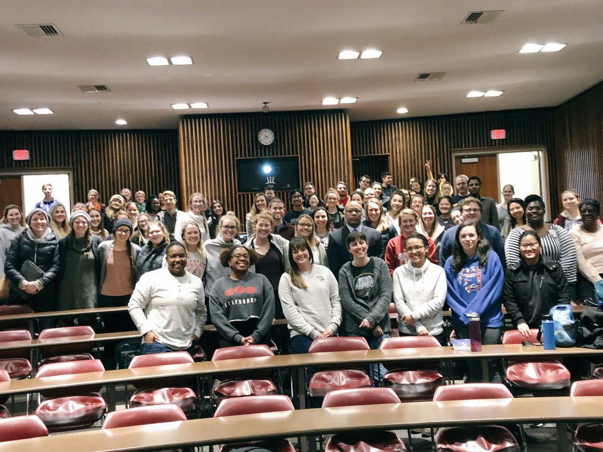 Thank you, <a href="/osunursing/">Ohio State Nursing</a> for the warm reception and for inviting me to speak about Racial Healthcare Disparities. We are one Team We all have a role to play to reduce disparities. <a href="/OhioStateMed/">The Ohio State University College of Medicine</a> <a href="/lynbsnrn/">Lyn D Allen BSN, RN</a> <a href="/McDougle2020/">Leon McDougle, MD, MPH</a> @UCMED_Diversity <a href="/osuaaascec/">The African American and African Studies CEC</a> <a href="/Osuafamast/">AAAS at OSU</a> <a href="/DMGrayMD/">Darrell Gray, II, MD, MPH, FACG</a> <a href="/choo_ek/">Esther Choo, MD MPH</a>