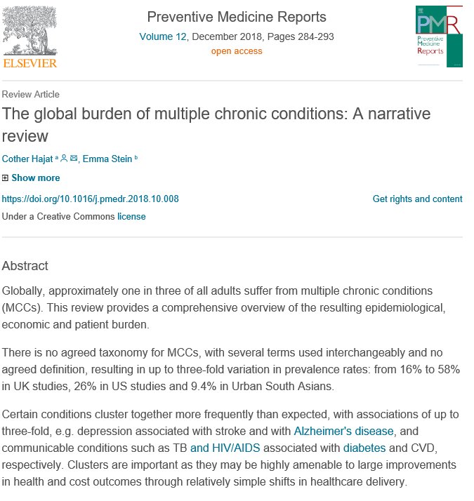 byronaustinCSR's tweet photo. Recently published research commissioned by @TevaUSA found that although life expectancy will increase over the next 15 years, up to 85% of this time will be spent with four or more chronic conditions. 
#MultipleChronicConditions
https://t.co/G677WUZ8lY https://t.co/A1DGBhk1Ja