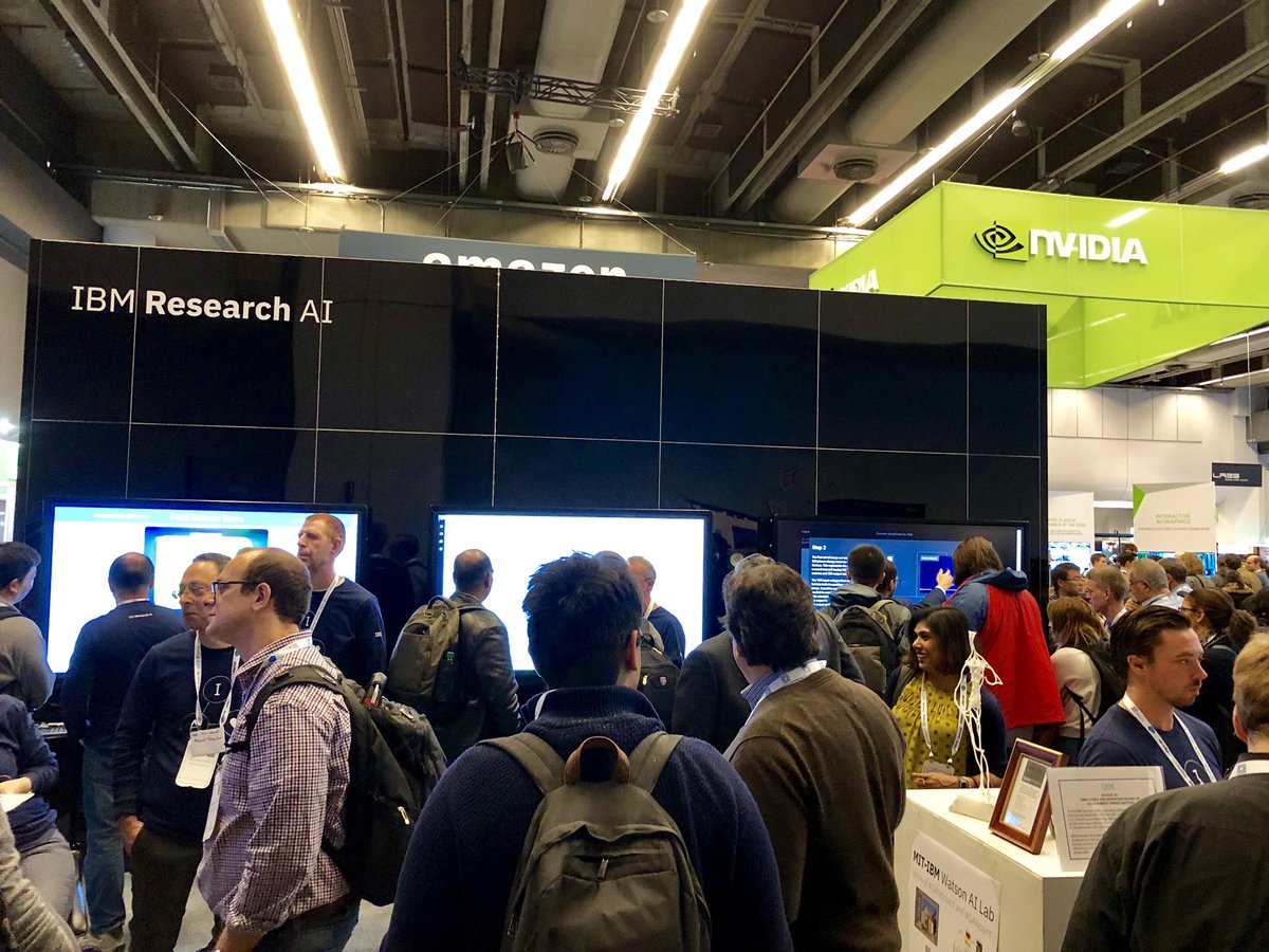 AmandaPapp4AI's tweet image. The #IBMResearchAI booth is buzzing! #NeurIPS2018