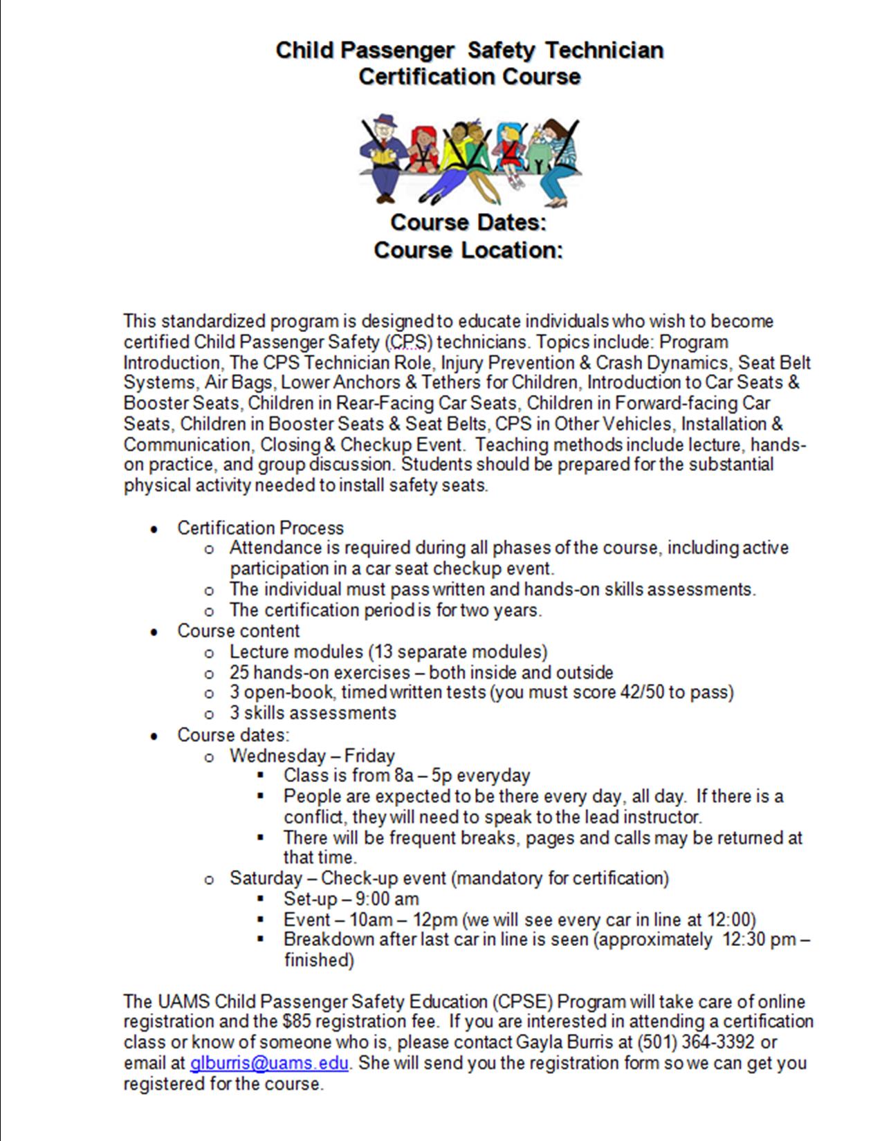 Learn about 106+ imagen car seat certification course In.thptnganamst