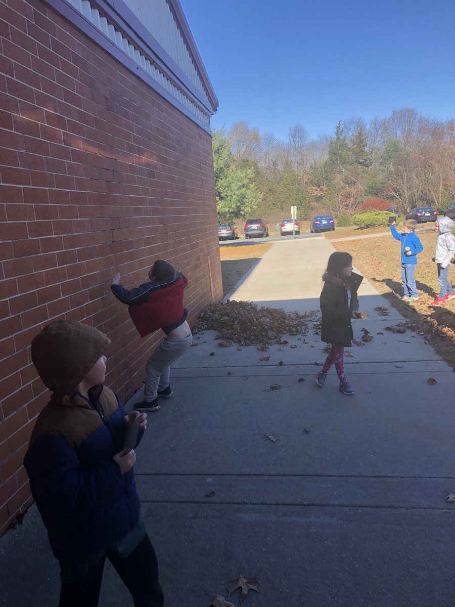 First grade optical engineers have been experimenting with sunlight, flashlights, and mirrors to help them do research to prepare to design their own lighting systems! #TigerStrong #CollaboratoryCubs