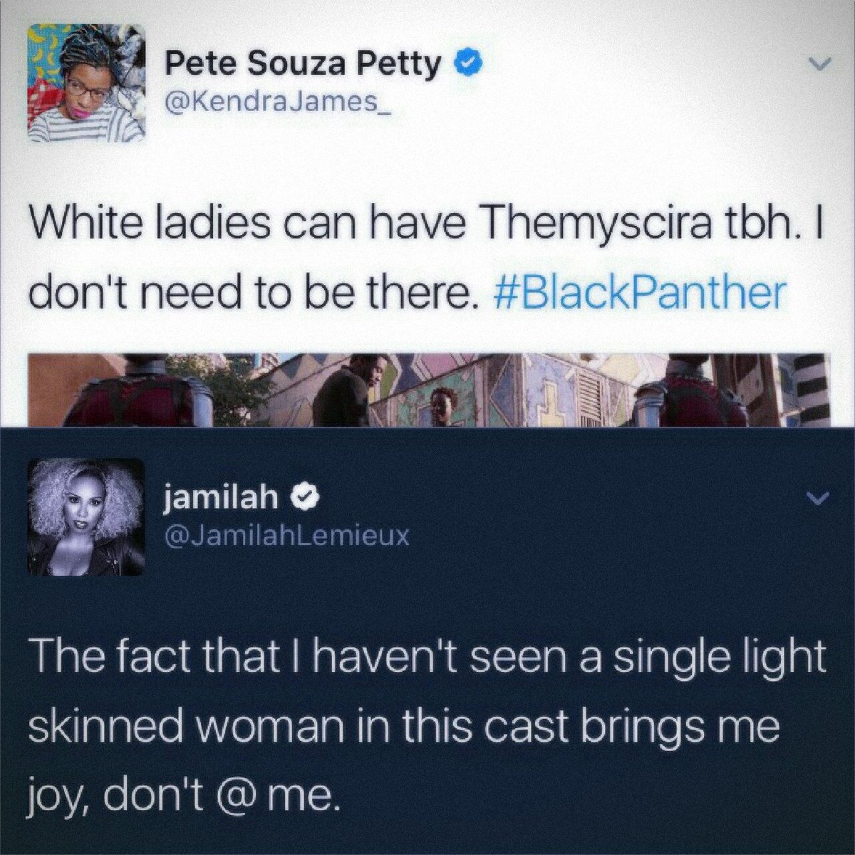 20). The Screenshots, and receipts that show how toxic the internet has become #20Woke Twitter was trashing Wonder Woman just cause Back Panther was coming out. They stayed silent months later when they found out Disney wanted Wakanda colonized #GalGagot #BlackPanther