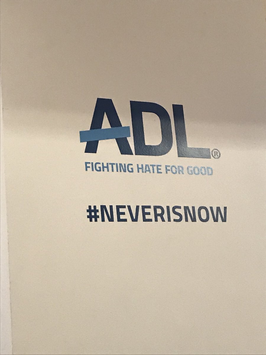 drgamermom's tweet photo. I had an amazing time speaking on empathy, inclusion and games at @ADL_National #NeverIsNow with inspiring co-panelists @GabrielaEdMedia @FerociouslyS @danieljkelley and Rev Novick. #empathygames #games4good #inclusion #caring (photo by @danieljkelley) https://t.co/p3q3ID6kT7