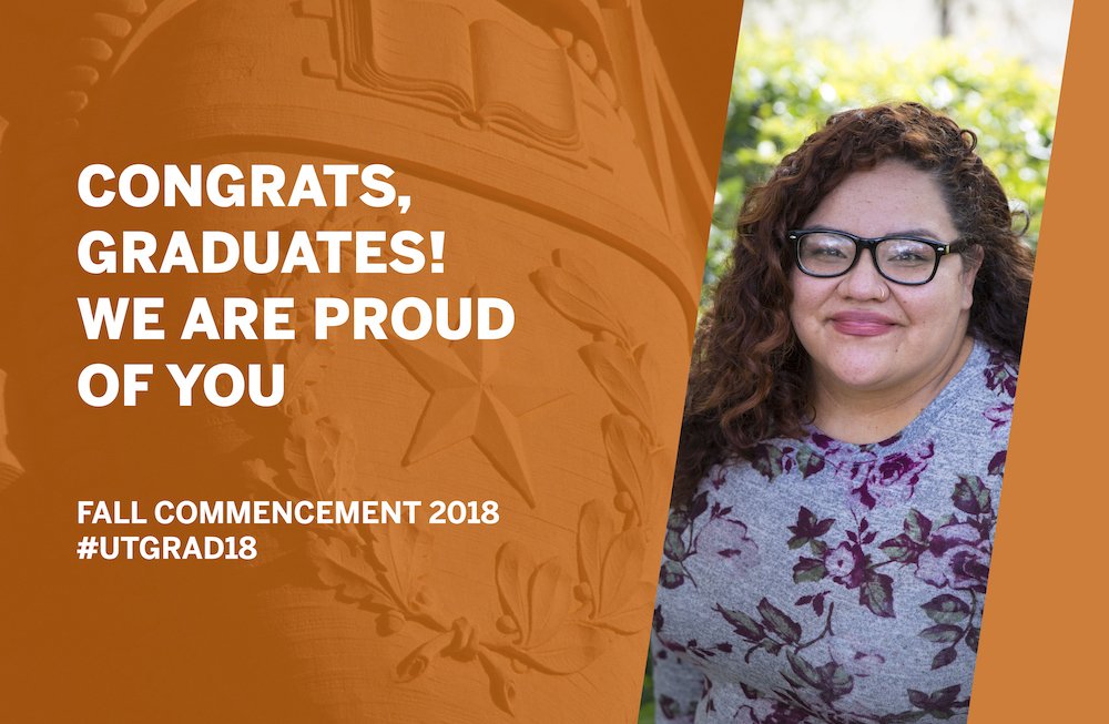 UT_SocialWork's tweet image. Mina Martinez, BSW '18

Words of Wisdom: "Prepare for having your biases, limitations, and views completely shift to help you understand why social workers are such an important part of the world."

#utgrad18 #celebrateourgrads #whatstartshere

socialwork.utexas.edu/featured/celeb…
