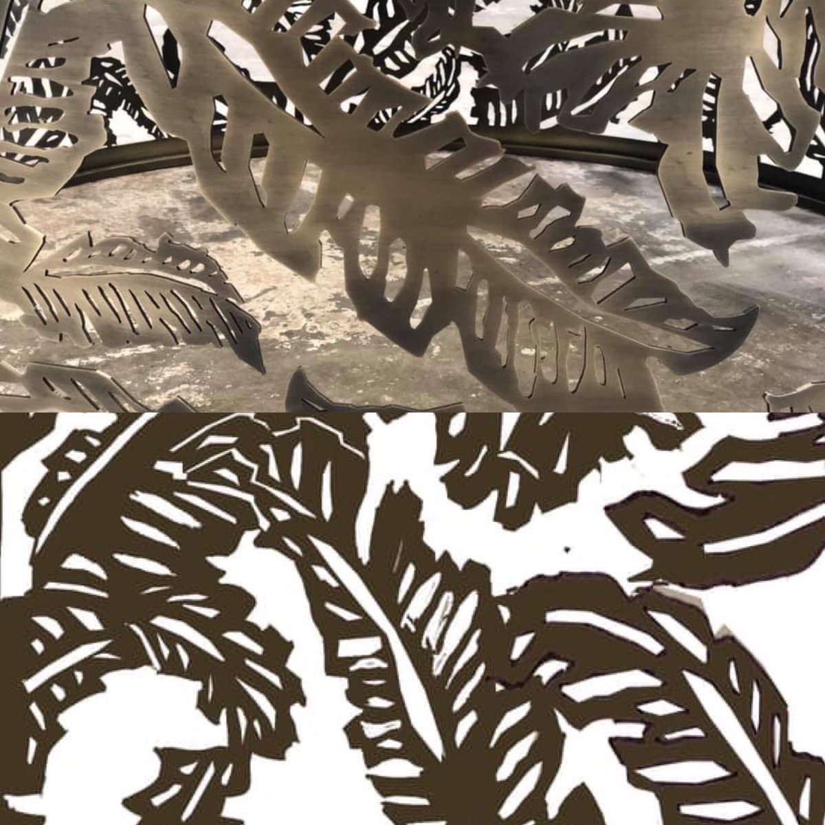 DesignsAnaMaria's tweet photo. Seeing things develop from a simple sketch to product is what I ❤️ Love the most in the design process. #customfurniture #bananaleaf #lasercut #thedesignprocess https://t.co/C0A8lIoe4r