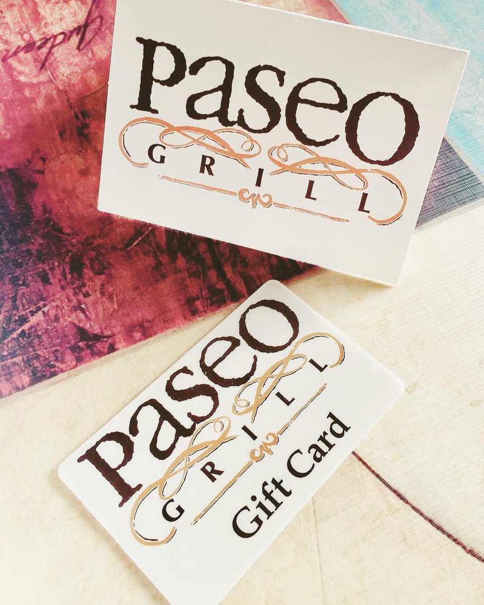 Check holiday shopping off the list with a Paseo Grill gift card! You can order online or come by for a great meal and add it to your tab. The perfect holiday gift! #paseogrill #Christmas #Hanukkah #NewYears