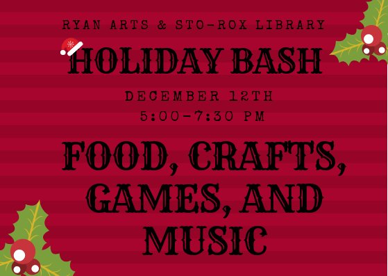 It's going to be so fun! Join us for our Holiday Bash, Wednesday, December 12!
