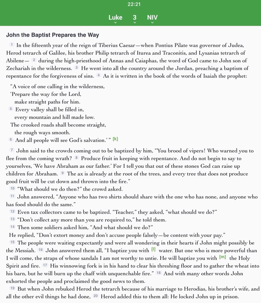 palindromes_pi's tweet image. DEC 3 | Luke 3:4-18 | Jesus is LIFE-GIVER.

Lord Jesus,
Thank You so much for helping us all in life. We need You and don&apos;t deserve You.
Whether we need to get new life through Your salvation or live a full life by living with You, help us open our hearts to You.
Amen.