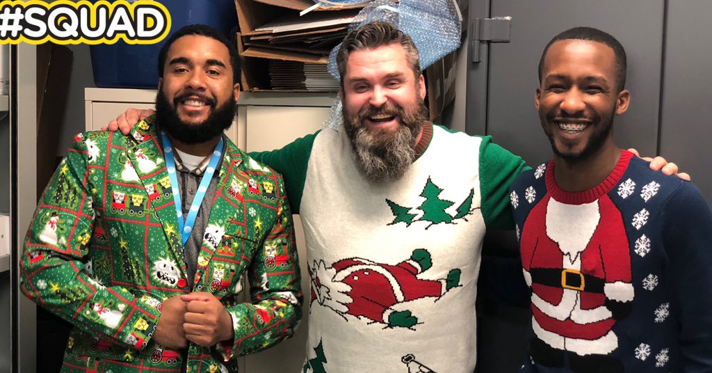 #TeamDash a team that laughs 😆together #winstogether #IHXLightsUpDecember ⛄️🎅#RicFlairWooooo #IHX