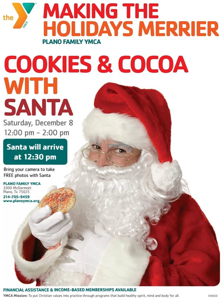 Plano Family YMCA (@plano_ymca) on Twitter photo Word around town is that Santa will be making an appearance at the Plano Family YMCA this Saturday ๐คฉ๐คฉ๐คฉ๐๐๐๐
Come join us for cookies ๐ช๐ชcocoa โ Santa ๐
๐ปand selfies๐คณ๐ผ๐คณ๐ผ!!!
This Saturday, starting at 12 PM, the Plano YMCA will be the place to be!! All are welcome Word around town is that Santa will be making an appearance at the Plano Family YMCA this Saturday ๐คฉ๐คฉ๐คฉ๐๐๐๐
Come join us for cookies ๐ช๐ชcocoa โ Santa ๐
๐ปand selfies๐คณ๐ผ๐คณ๐ผ!!!
This Saturday, starting at 12 PM, the Plano YMCA will be the place to be!! All are welcome