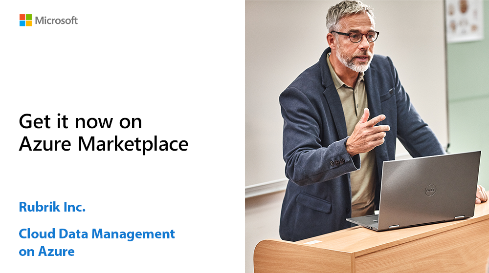Learn how @rubrikInc delivers a single platform to manage and protect data at the edge, on-premises, and on #Azure. http://msft.social/r9jAES @AzureMktPlace