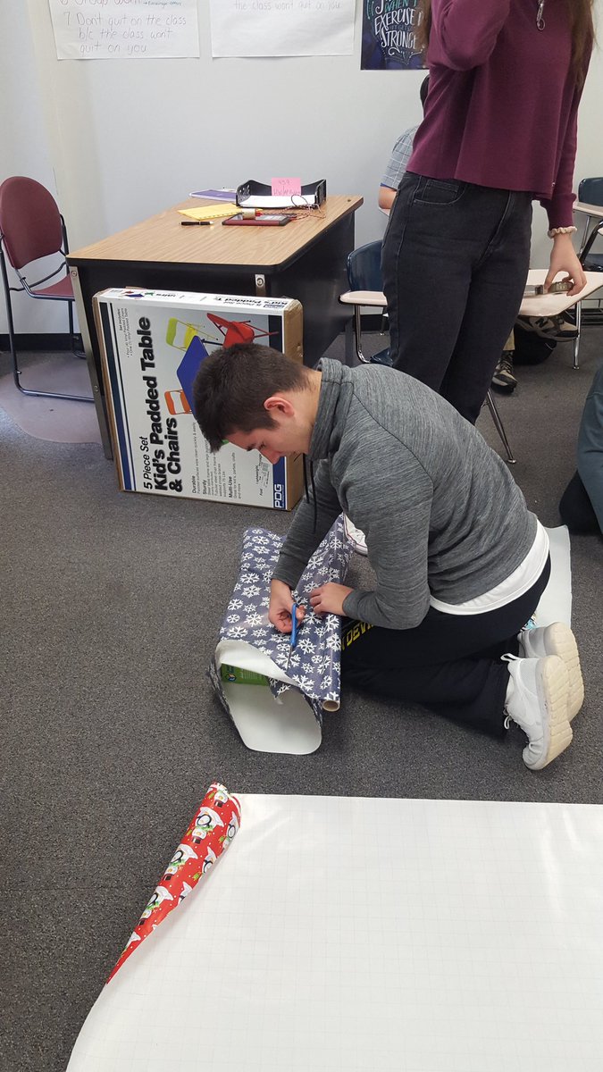 MrHajik's tweet photo. Proud of my Calc AB class for buying and wrapping gifts for a child in need ❄☃️🎄🎁 #AdoptanAngel #TisTheSeason #PiratesPayItForward #onePHS #WhoWrappedMyCalculator https://t.co/5f1QOnd2hT