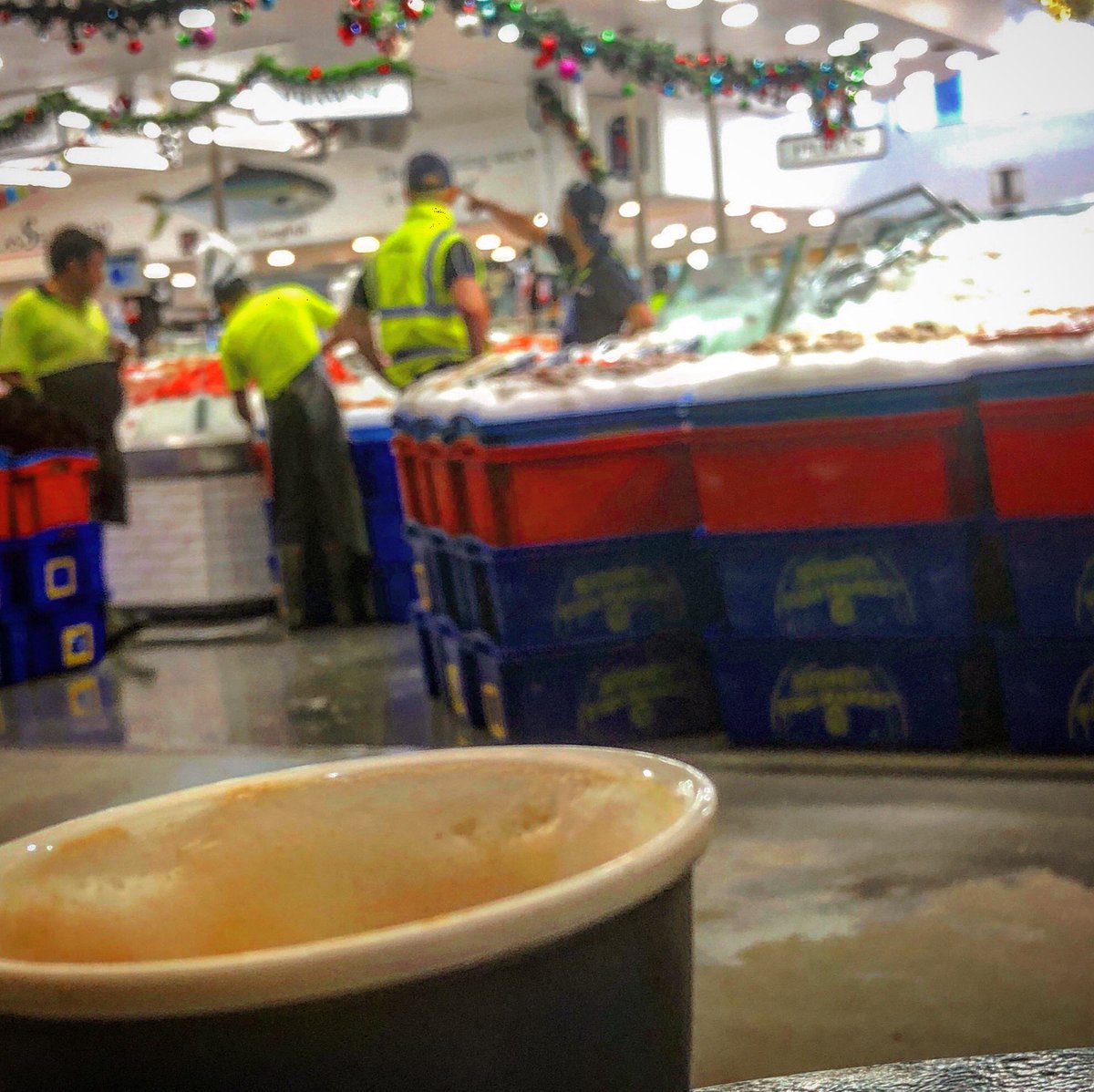JennCluff's tweet image. Wow - the fish markets for coffee!  Love it!  #ifollowguidance #sydneyfishmarkets #intuition #personalguidancesystem
