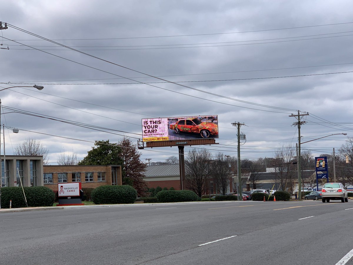 5 billboards to find 1 Reese’s superfan. Yes, we really want to find this car owner. #NotSorry #ReesesCar