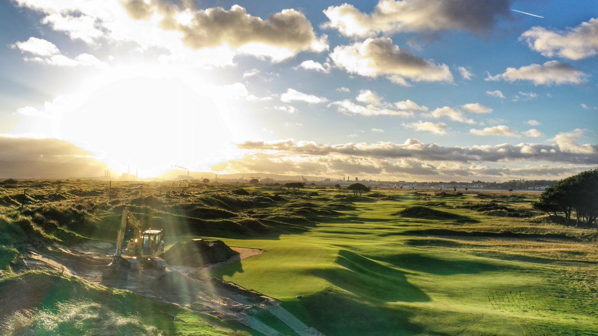 Today <a href="/Royaldublin1/">RoyalDublin GolfClub</a> working with Martin Hawtree, remodelling of Greens &amp; surrounds, some alterations to fairways &amp; realignment of stream