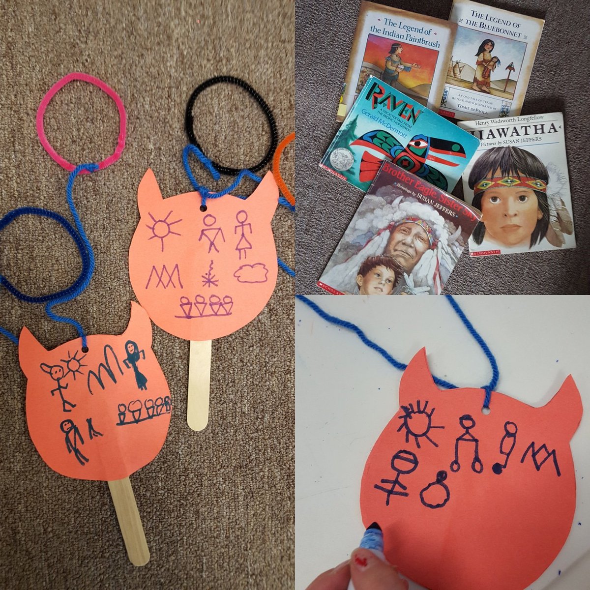 TeachMagically's tweet image. What are your favorite Native American tales? Can you read the pictograph stories? #teachmagically #Kinderchat #kindermagic