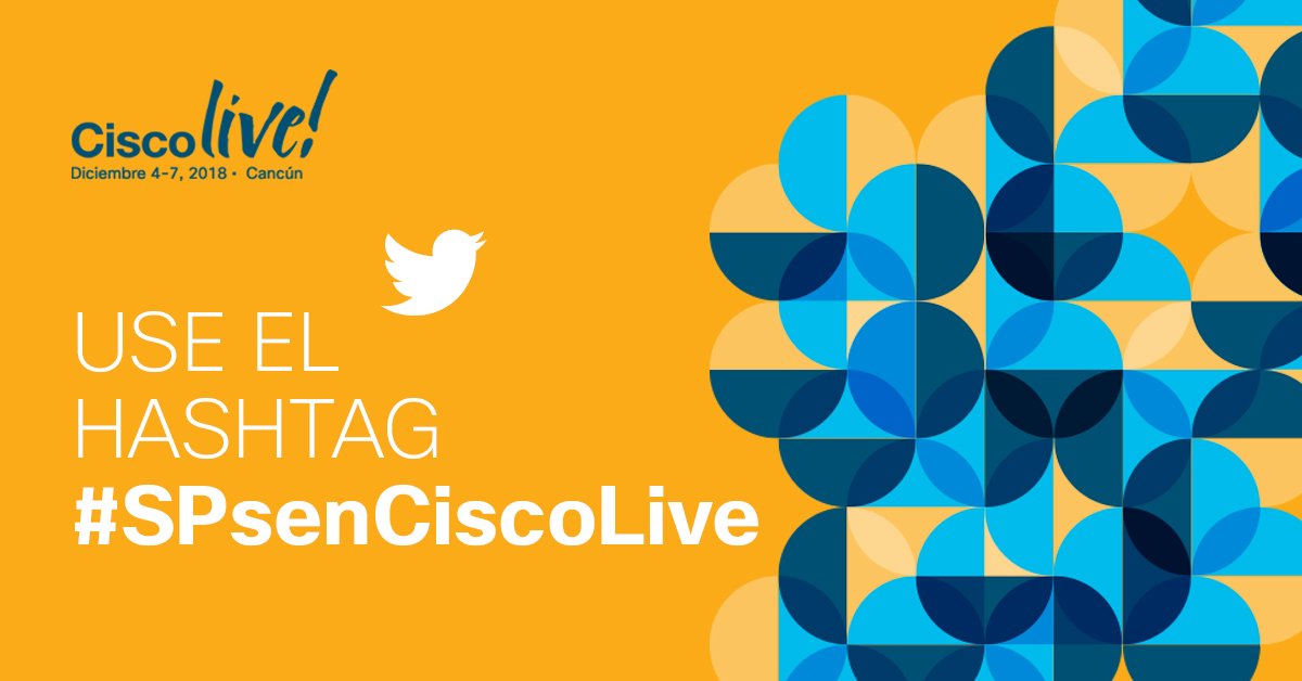 CiscoSPLatam's tweet photo. ¡Tuitee y Gane! Tome fotos durante el SP Forum y compártalas para ganar una excelente sorpresa. Use el hashtag #SPsenCiscoLive @CiscoSPLatam https://t.co/OYuGYSafVQ https://t.co/wQ58FVQNO3